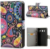 Mixed Wallet cover case Huawei Ascend Y300
