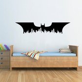 Muursticker - Batman Gotham - 30x149 - Zwart