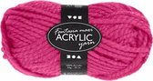 Roze maxi acryl garen 35 meter