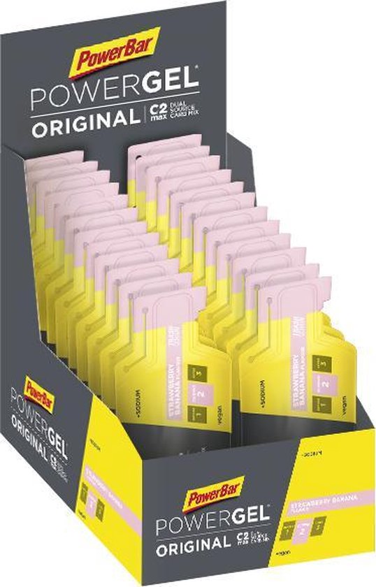 PowerBar PowerGel Original Strawberry-Banana 24x41g