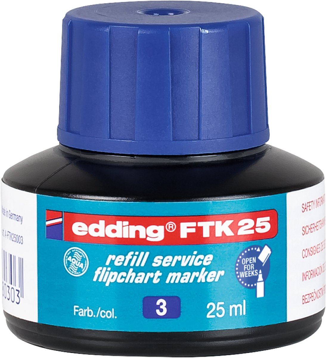 Edding Ftk 25 Navulinkt Blauw