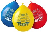 16x Buurman & Buurman kinderverjaardag thema ballonnen feestartikelen - Multi