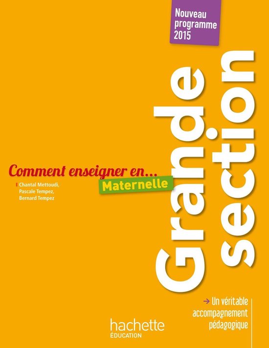 Comment enseigner en Grande Section - cover