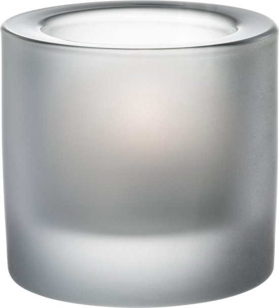 Iittala Kivi Theelichthouder / Kaarshouder / Waxinelichthouder Glas - Sfeerlicht - Mat - 60mm - 1 Stuk