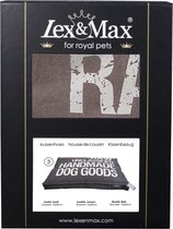 Lex & Max Housse ample non classifiée pour lit box pour chien 75x50x9cm taupe