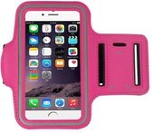 iPhone 8 Plus hoes Sport armband Hardloopband hoesje Roze