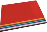 200x Folia gekleurd tekenpapier geassorteerde kleuren