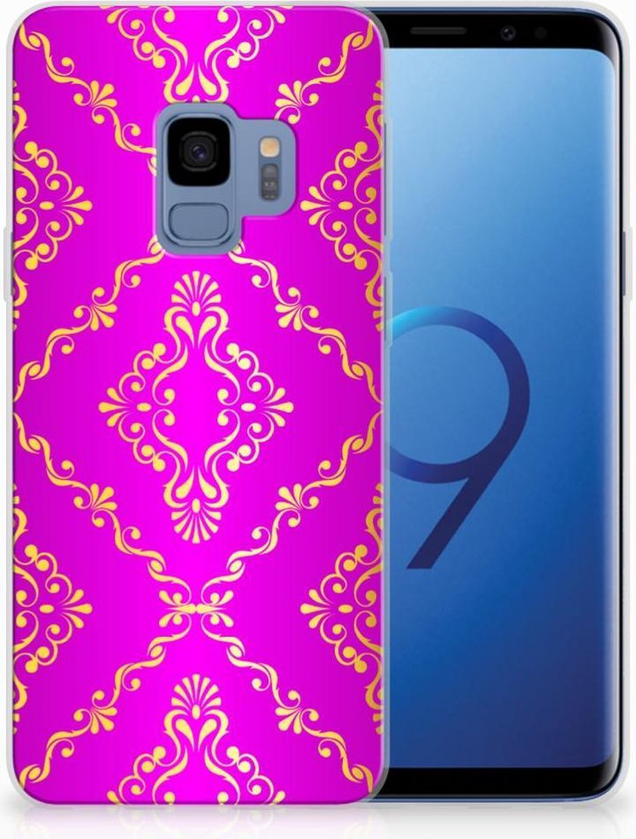 Siliconen Hoesje Samsung Galaxy S9 Barok Roze