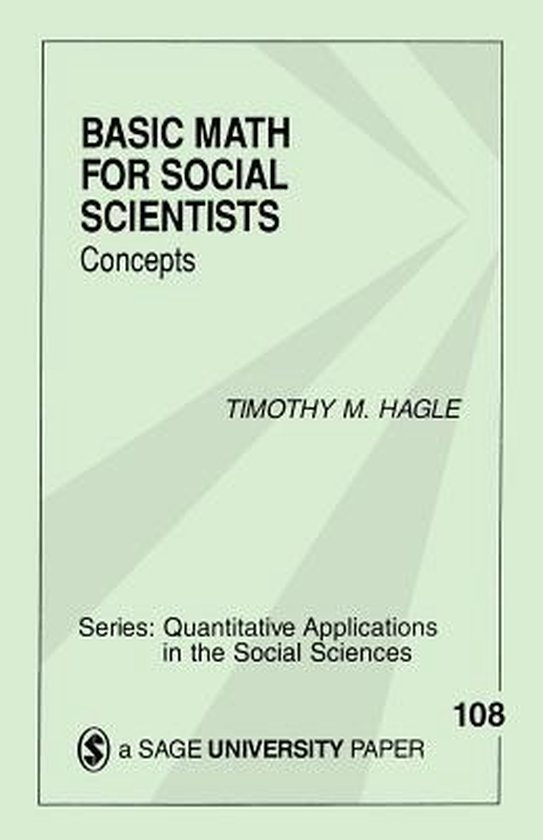 Basic Math For Social Scientists - cover