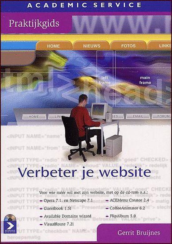 Cover van het boek 'Praktijkgids Verbeter je website + CD-ROM'
