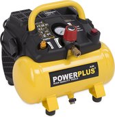 Powerplus Gereedschap - Powerplus POWX1721 Compressor - Luchtcompressor - 1100W - 8 bar - Olievrij - 6L tankinhoud