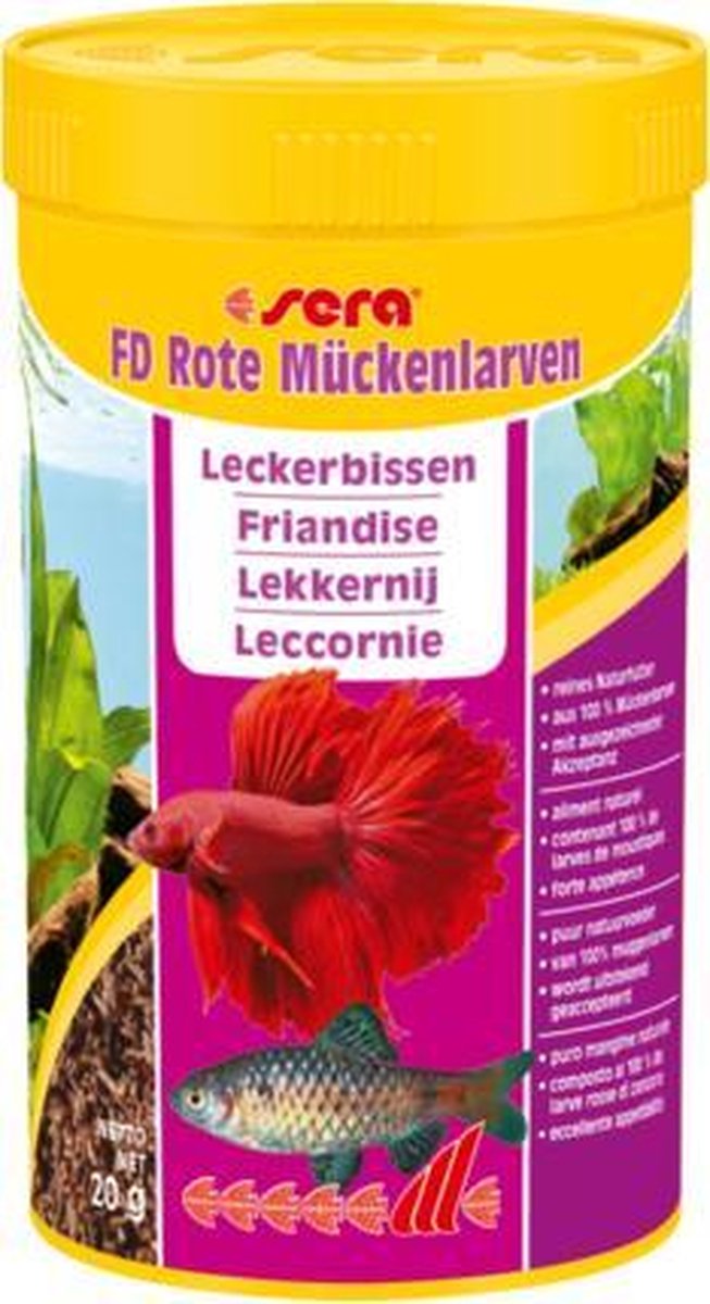 Sera FD Rode muggenlarven 100 ml