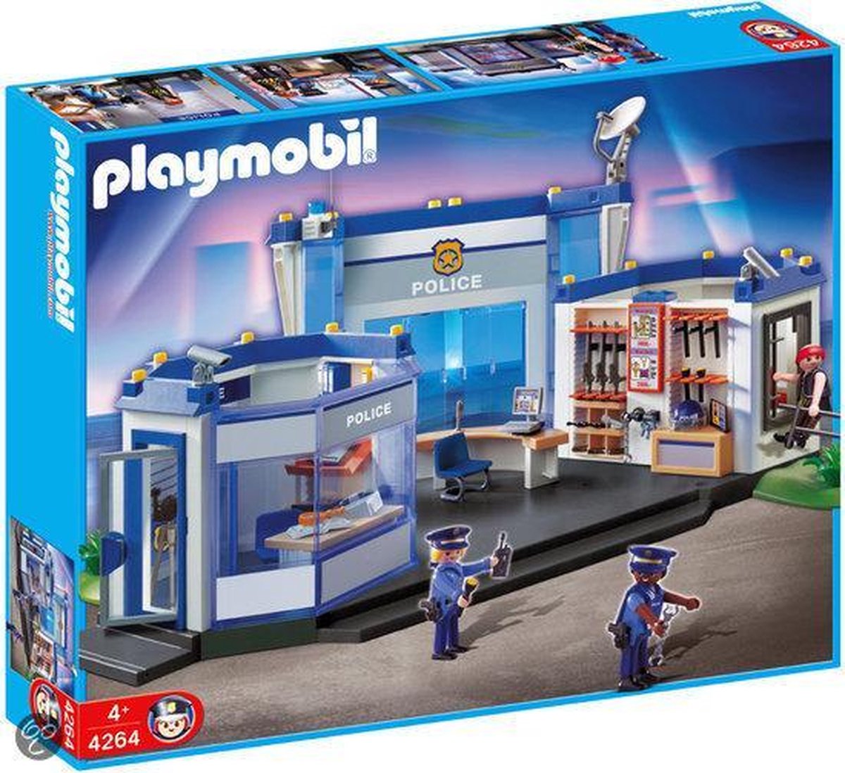 beeld gedragen Meevoelen Playmobil Politiebureau - 4264 | bol.com