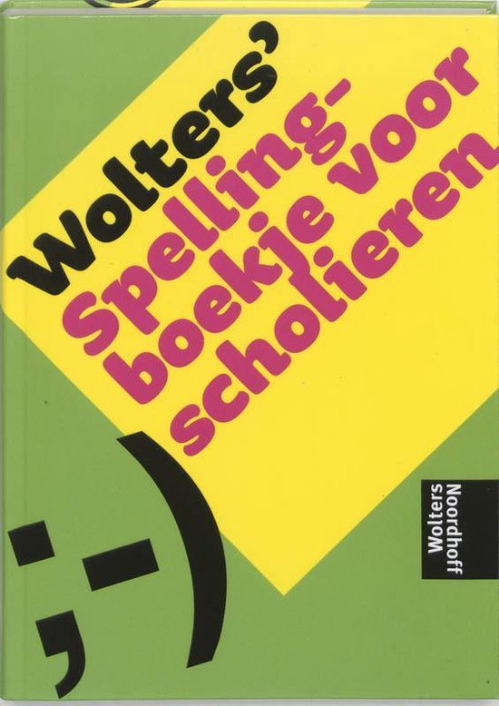 Cover van het boek 'Wolters'spellingboekje voor scholieren / druk 1' van W. Daniels