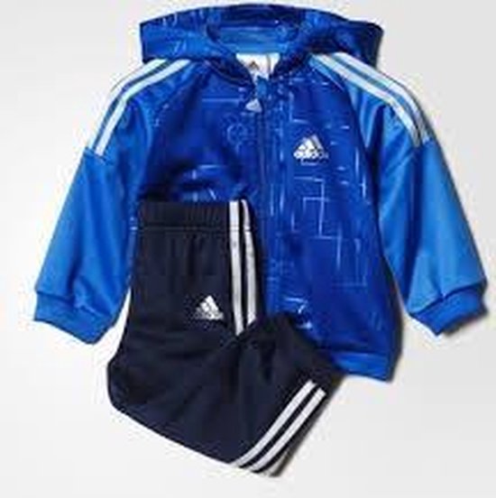ik ben slaperig Verzadigen Vader Adidas Jongens Baby Trainingspak - Kobalt/Navy - Maat 74 | bol.com
