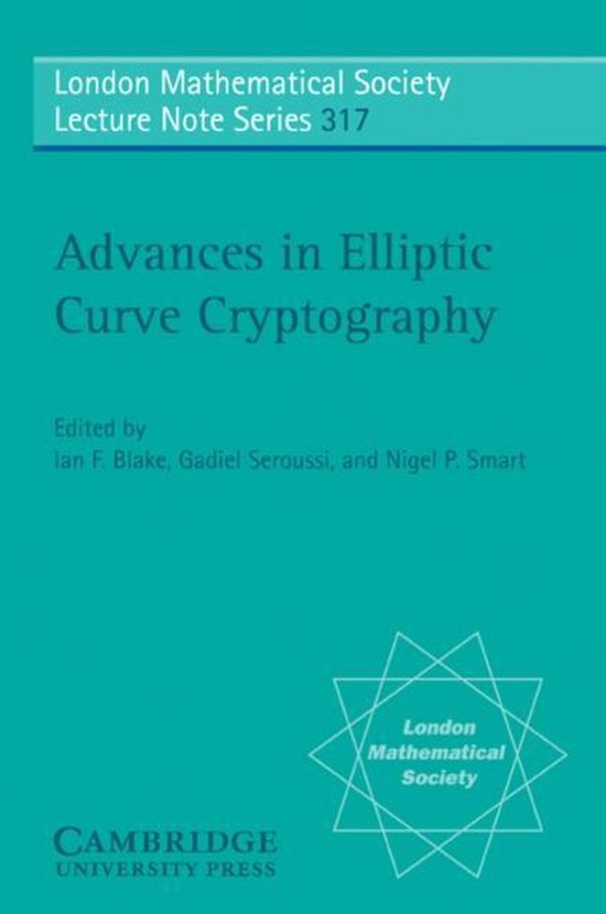 Advances In Elliptic Curve Cryptography - cover