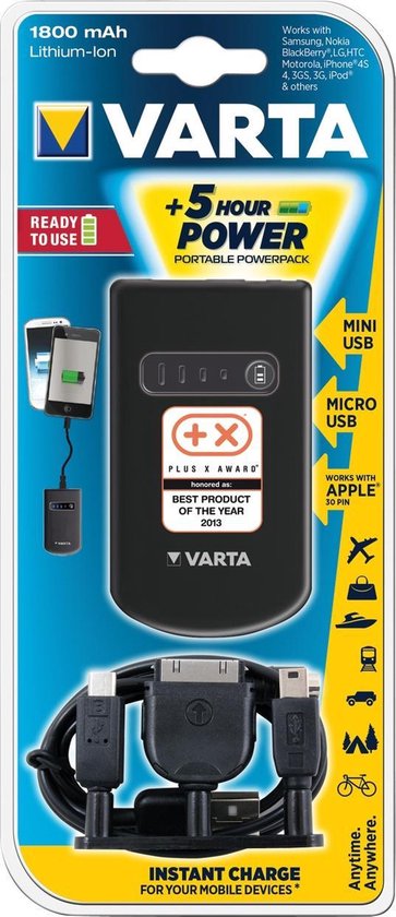 Varta Powerpack Portable - Zwart | bol.com