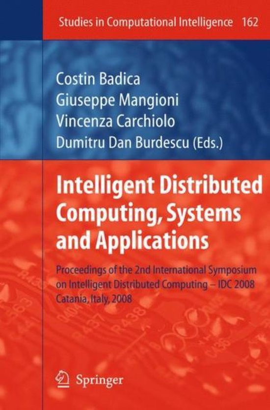 Intelligent Distributed Computing, Systems and Applications - cover