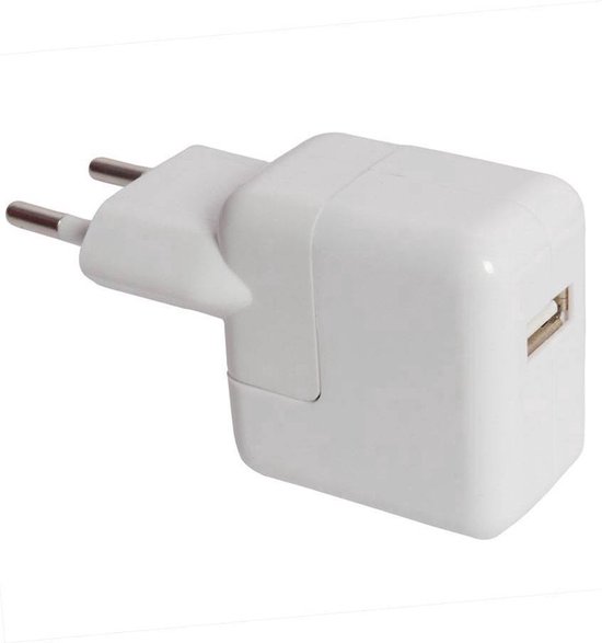 Bliksem Grondig Pelmel 10W USB Power Adapter Lader voor Apple iPad / Apple iPhone / Apple iPod |  bol.com