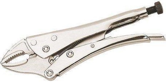 Beta 1052 240 grijptang (klemtang met verstelbare concave bekken, robuust staalmateriaal, bakcapaciteit van 4,2 cm, incl. snelspanhendel, materiaal: staal, gewicht: 590 g), kleur: zilver Beta 1052 240 grijptang (klemtang met verstelbare concave bekken, robuust staalmateriaal, bakcapaciteit van 4,2 cm, incl. snelspanhendel, materiaal: staal, gewicht: 590 g), kleur: zilver
