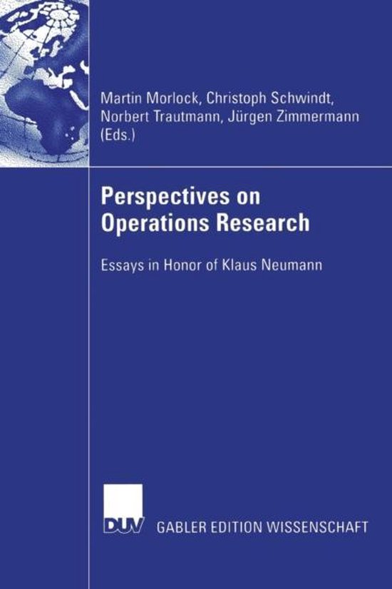 Perspectives on Operations Research - cover