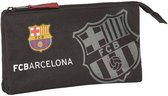 FC Barcelona Black Logo - Etui - 22cm - Zwart