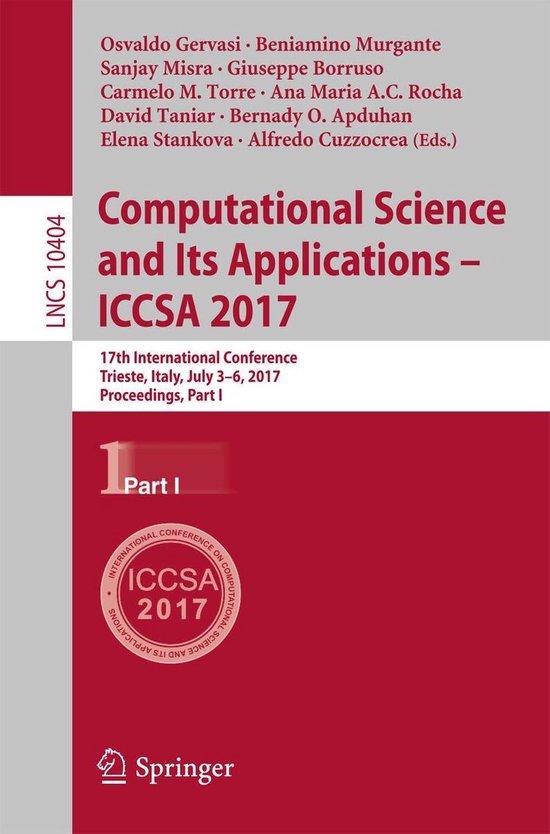 Springer Nature Proceedings Computer Science 1 - Computation ... - cover