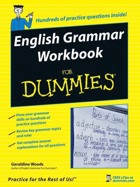 English Grammar Workbook For Dummies - cover