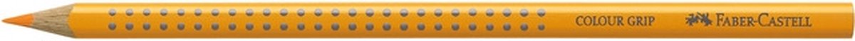 Kleurpotlood Faber Castell GRIP 09 donker chroomgeel   doos met 12 stuks