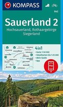 Sauerland 2, Hochsauerland, Rothaargebirge, Siegerland 1 : 50 000