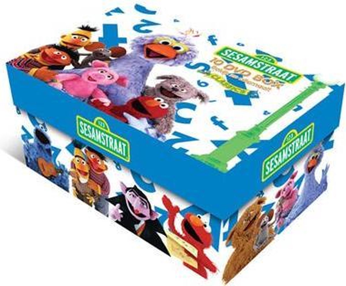Sesamstraat 10 dvd Shoebox..