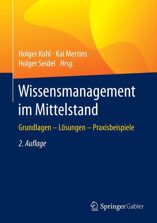 Wissensmanagement im Mittelstand - cover