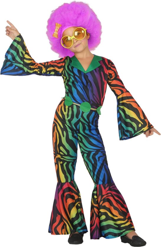 Luipaard disco kostuum voor meisjes - Verkleedkleding