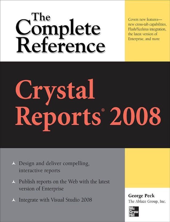 Osborne Complete Reference Series - Crystal Reports 2008: Th ... - cover