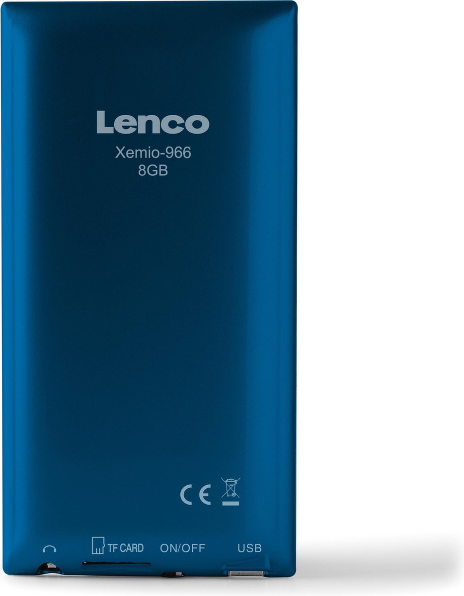Lenco Xemio-966 - MP3/MP4-speler - 8 GB - Blauw | bol.com