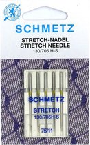 Schmetz Stretch Nr.75 - naaimachinenaalden strech - 130/705 HS - 5 naalden
