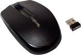 Draadloos muis Zwart LogiLink 1200 DPI Compact voor Mac en Windows