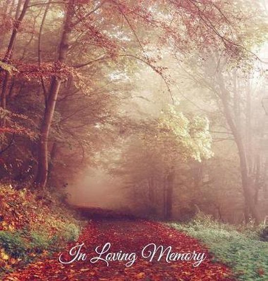 In Loving Memory Funeral Guest Book, Memorial Guest Book, Co ... - cover