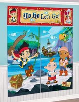 Disney - Jake Neverland - Jake en de Nooitgedachtland piraten - Muurbanner - Muurposter - Poster - Plastic - 164x180 Cm - Muurdecoratie.