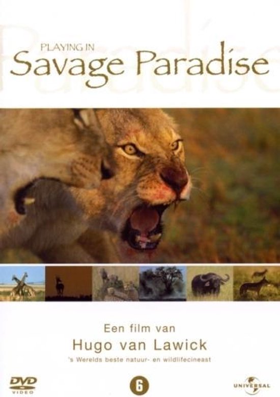 Cover van de film 'Hugo van Lawick: Wildlife Collection - Playing In Savage Paradise'