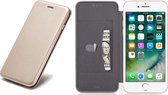 iPhone SE 2020 Hoesje - iPhone SE 2022 Hoesje - iPhone 8 Hoesje - iPhone 7 Hoesje - Book Case Wallet - Goud