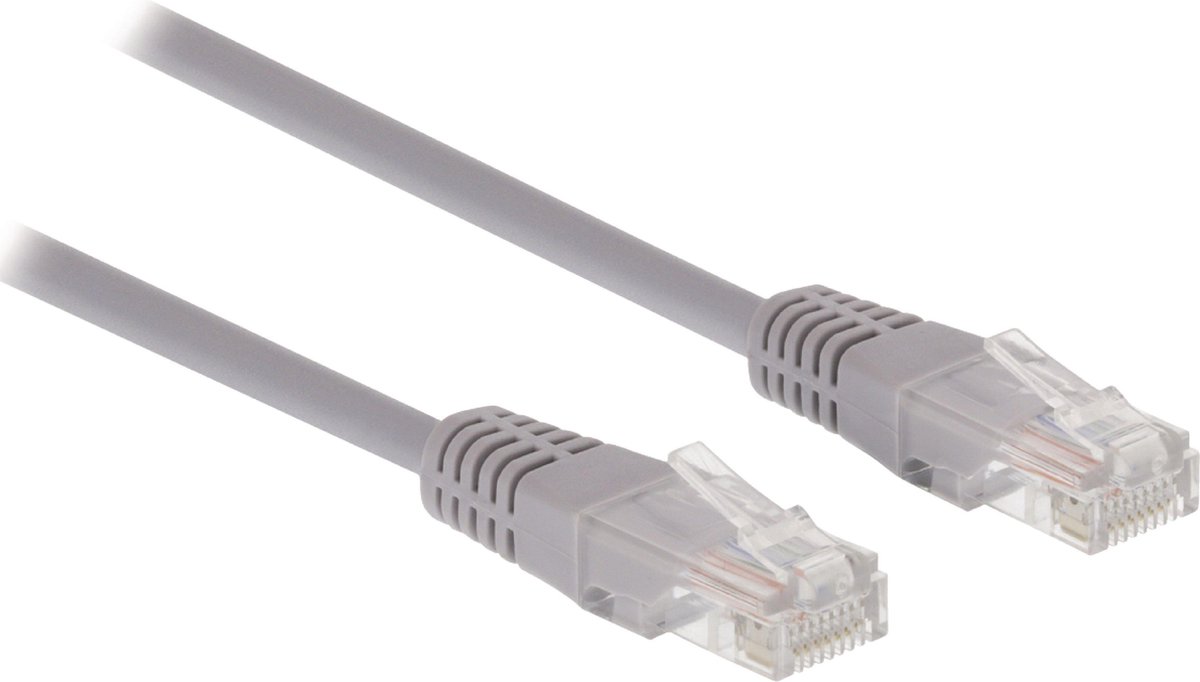 CAT5e UTP Netwerkkabel RJ45 (8/8) Male - RJ45 (8/8) Male 10.0 m Grijs