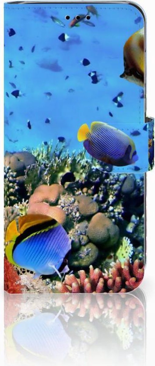 Huawei P20 Lite Telefoonhoesje met Pasjes Vissen