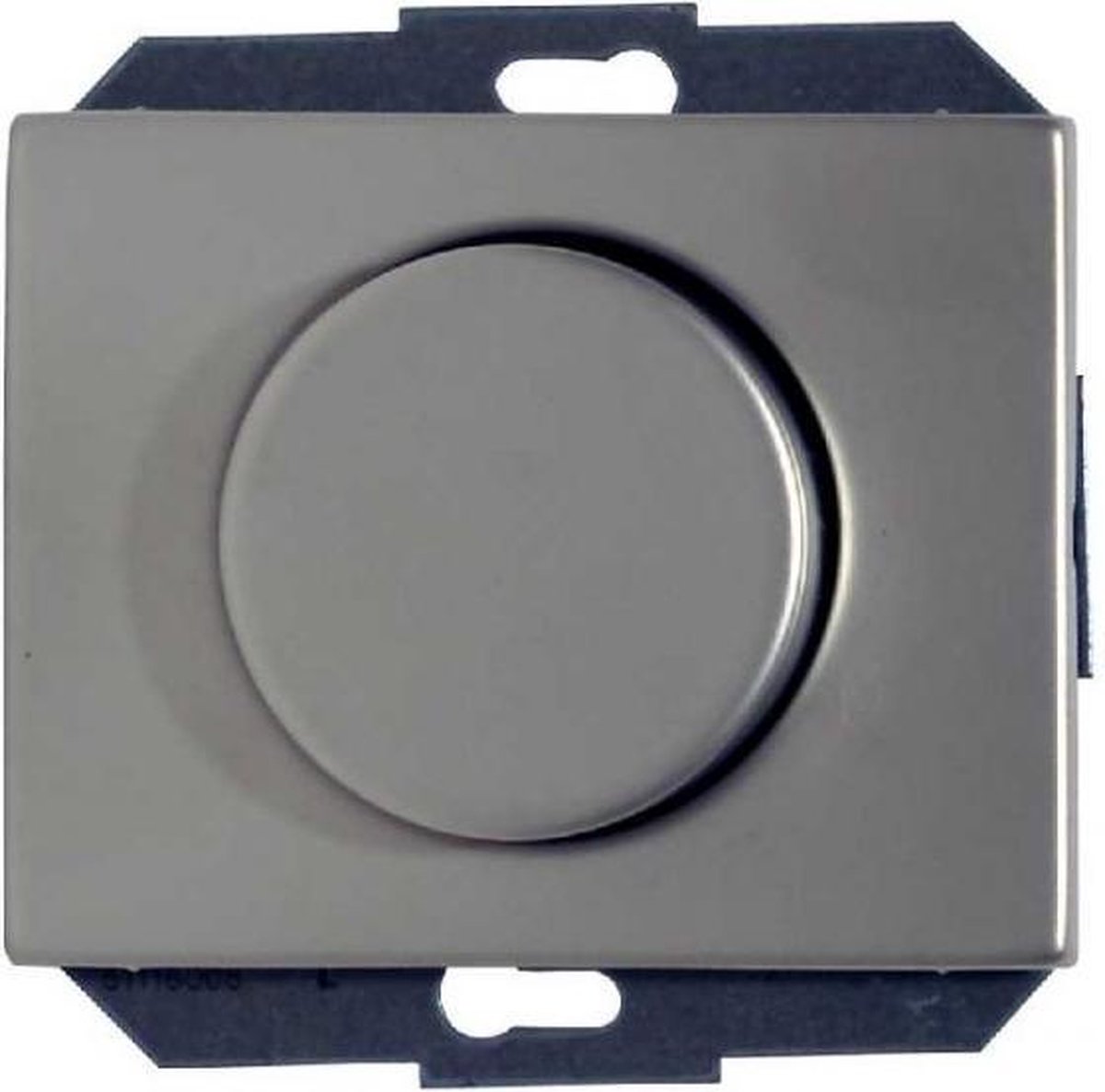 BERKER dimmer enkelpolig voor 230V-lampen 60-400W, inbouw | RVS