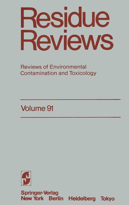 Earth and Environmental Science (R0) - Residue Reviews - cover