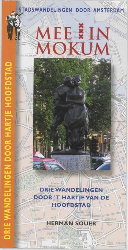 Cover van het boek 'Drie wandelingen door 't hartje van de hoofdstad' van Herman Souer