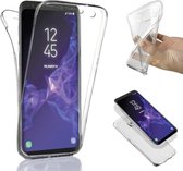 Samsung Galaxy S9 - Siliconen  TPU Case + Screenprotector Transparant Cover Hoesje - (0.5mm)