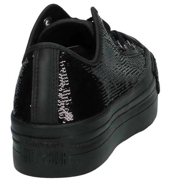 Converse - As Platform Ox - Sneaker laag sportief - Dames - Maat 36 - Zwart  - | bol.com