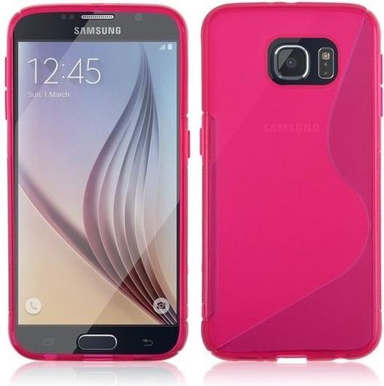boter overschreden Zelfrespect Samsung Galaxy S6 Silicone Case s-style hoesje Roze | bol.com