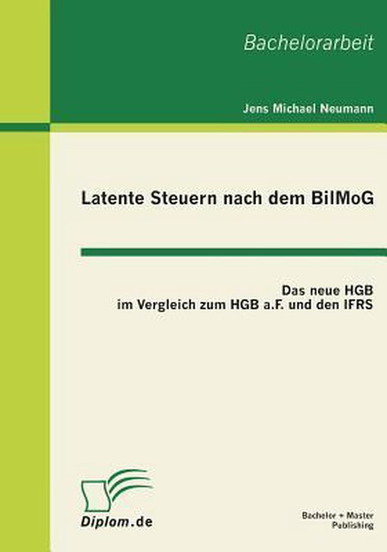 Latente Steuern nach dem BilMoG - cover